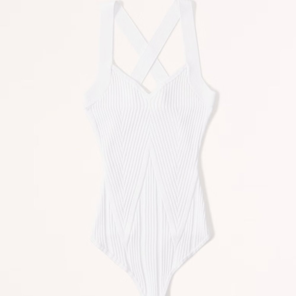 Abercrombie Sweetheart Cross-Back Bodysuit - Picture 2 of 4